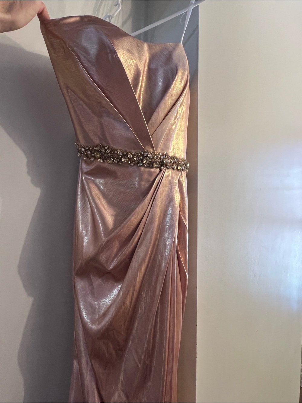 Mcduggal gown peach shimmer (4)